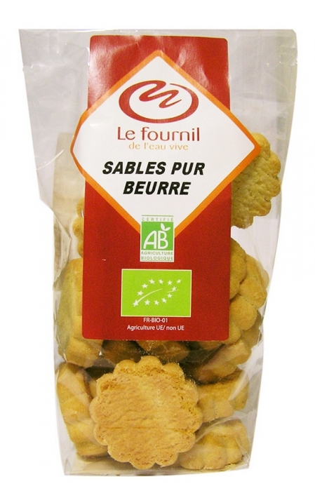 Sablés pur beurre bio nature sachet